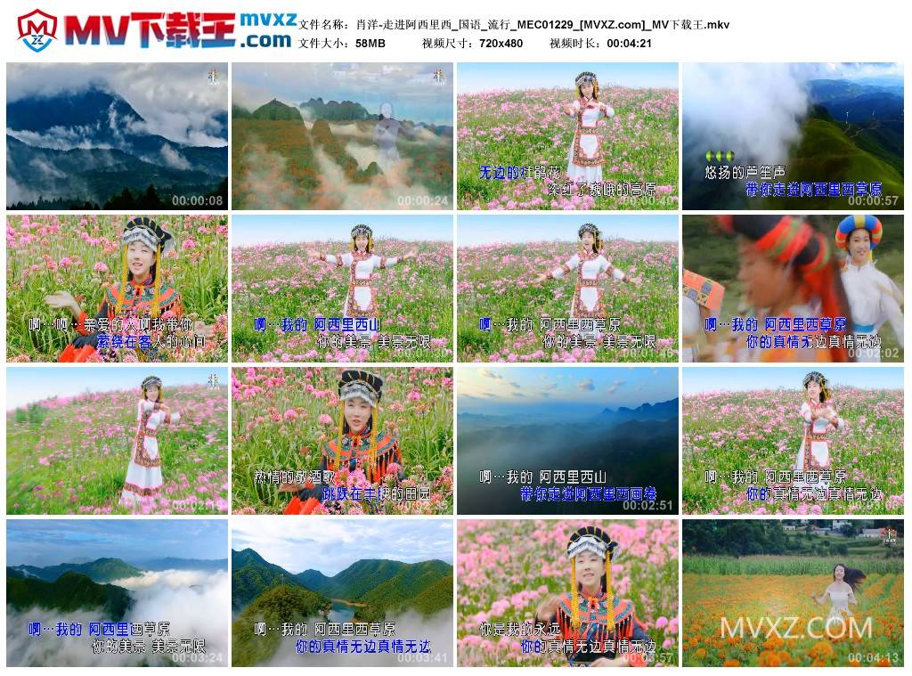 肖洋-走进阿西里西_国语_流行_MEC01229